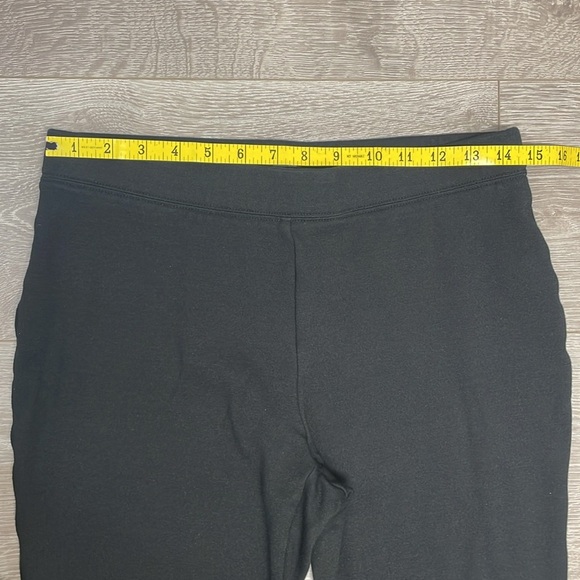 Talbots Petites Black Pull On Elastic Waistband Skinny Pants Ankle Zip MP - Picture 8 of 14